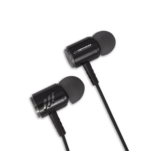 Esperanza Headphones Earphones, black/grey