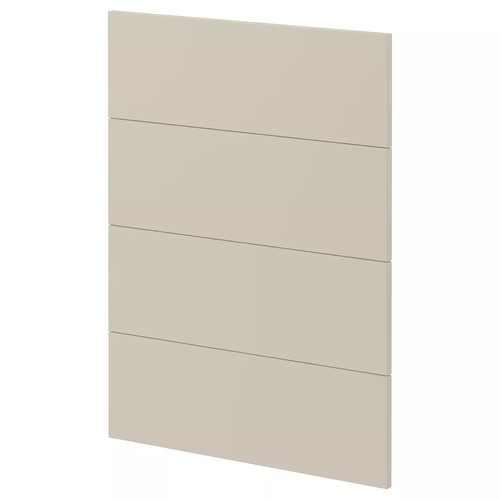METOD Base cabinet for sink + 2 doors, white/Havstorp beige, 60x60 cm