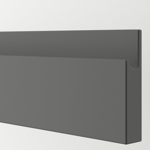 VOXTORP Drawer front, dark grey, 40x10 cm