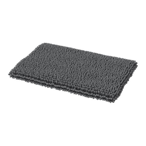 GoodHome Bath Mat Graphene 50 x 80 cm, anthracite