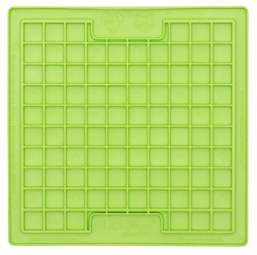 LickiMat Playdate for Dogs, soft, green