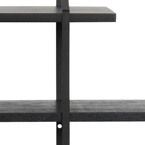 Wall Shelf Combination Belfast 2, grey/black
