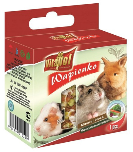 Vitapol Mineral Block for Rabbits & Rodents Vegetables