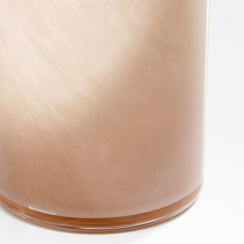 VINDSTILLA Candle holder, beige, 15 cm