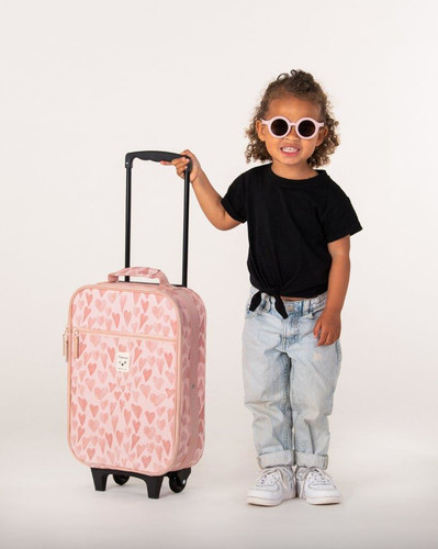 Kidzroom Trolley Suitcase Current Legend Heart, pink