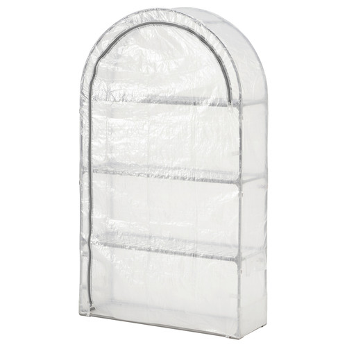 ASPAREN Greenhouse, transparent white, 95x32x162 cm