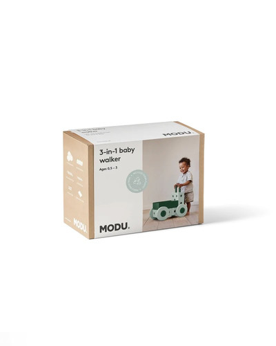 MODU 3-in-1 Baby Walker - Ocean Mint / Forest Green, 6m+