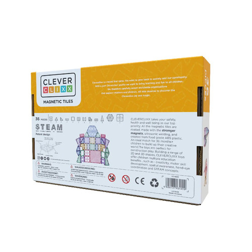 Cleverclixx Petite Pastel Pack 36pcs 3+