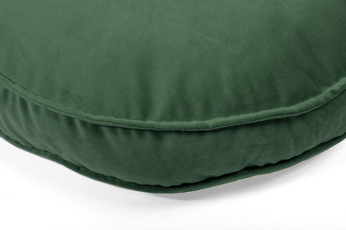 Velvet Seat Cushion Dog/Cat Bed 50 cm, dark green