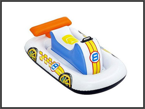 Bestway Inflatable Boat Ride-on Sports Car 110X75cm