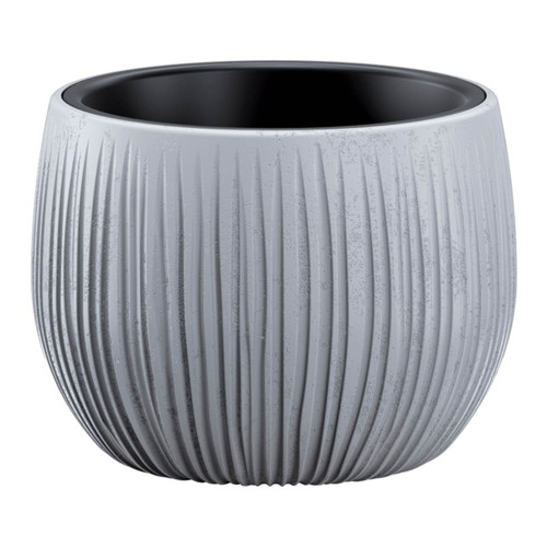 Plant Pot Bowl DKB 18 cm, indoor, concrete-effect