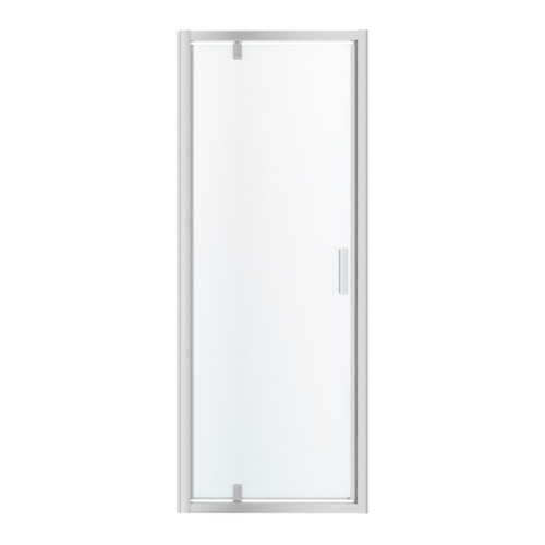 GoodHome Pivot Shower Door Beloya 80 cm, chrome/transparent