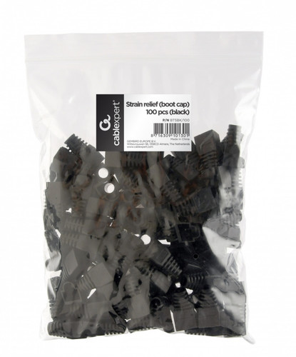 Gembird Strain Relief RJ45 100pcs, black