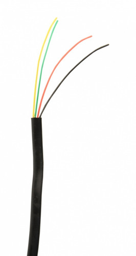 Flat Telephone Cable Stranded Wire 100m, black