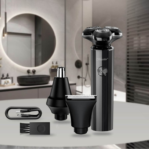 Feel Maestro 3-in-1 USB-C Rechargeable Shaver & Grooming Set MR-676