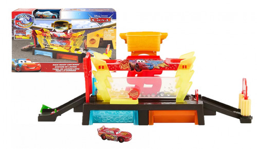 Disney And Pixar Cars Color Changers Race Ready Car Wash Playset 4+