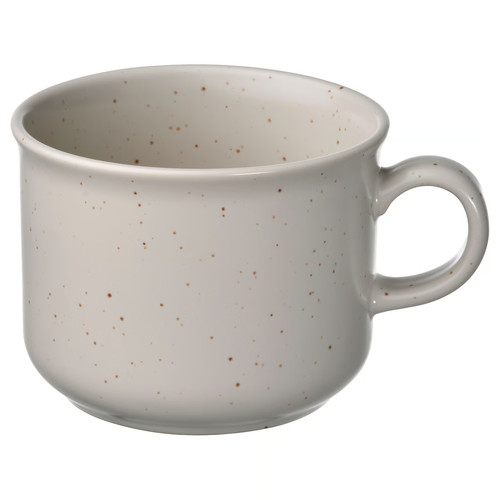 DAGGASTER Mug, dotted/light beige, 40 cl