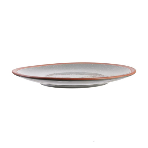 Plate Pavot 27cm, grey