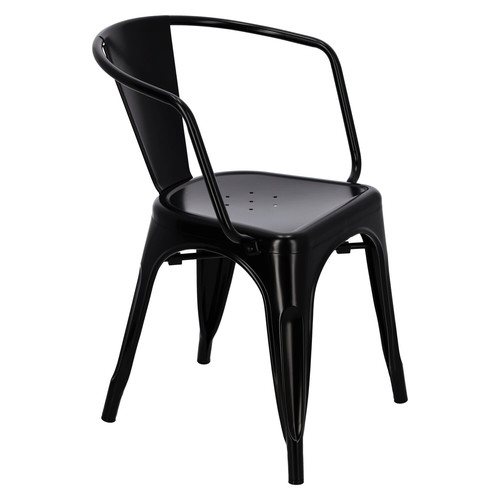 Dining Chair Paris Arms, black