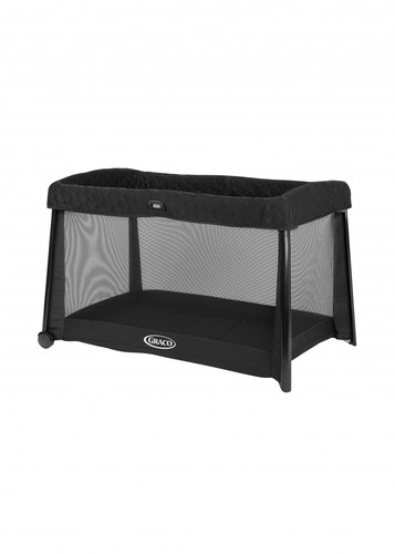 Graco FoldLite LX Travel Cot, Midnight, up to 15kg/3y