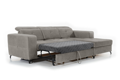 Corner Sofa-Bed Right Belavio Belavio Mini Crown 4 Taupe