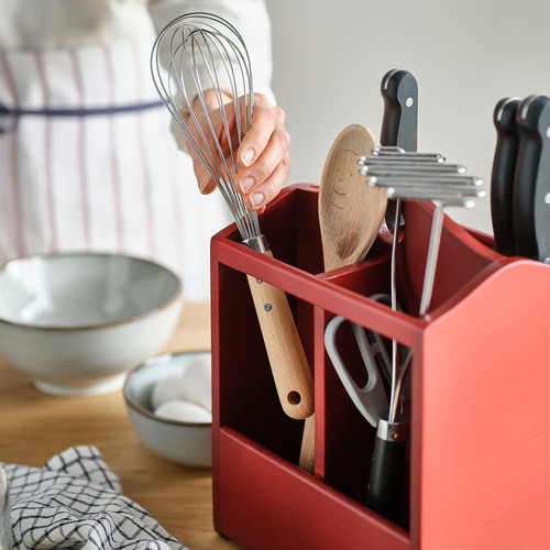 HAVSMAL Knife block, brown-red