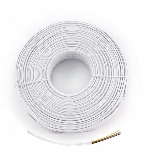 Telephone Cable 4C Stranded Wire 100m, white