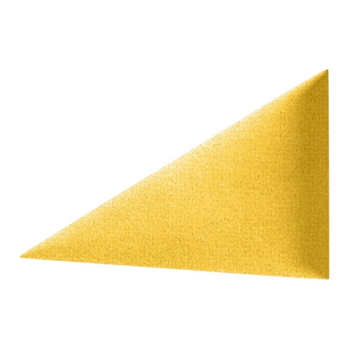 Upholstered Wall Panel Triangle Stegu Mollis 15x30cm 2pcs R, yellow