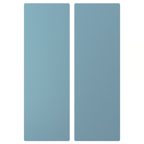 SMÅSTAD Door, blue, 30x90 cm