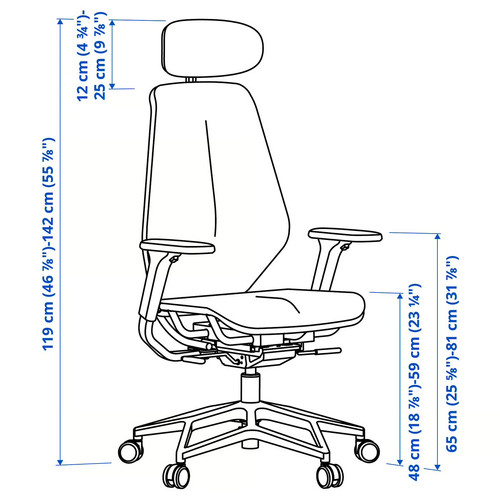 STYRSPEL Gaming chair, red