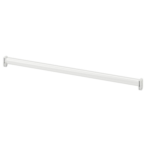 HJÄLPA Adjustable clothes rail, white, 60-100 cm