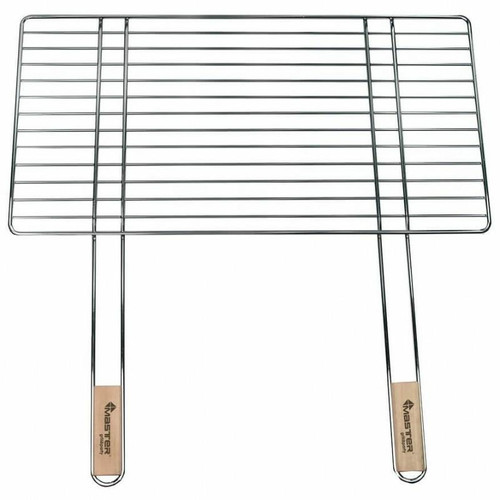 Rectangular Chromed Steel Grate 58x30cm