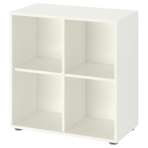 EKET Storage combination with feet, white, 70x35x72 cm