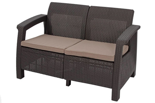 Outdoor Furniture Set CORFU FIESTA II, brown