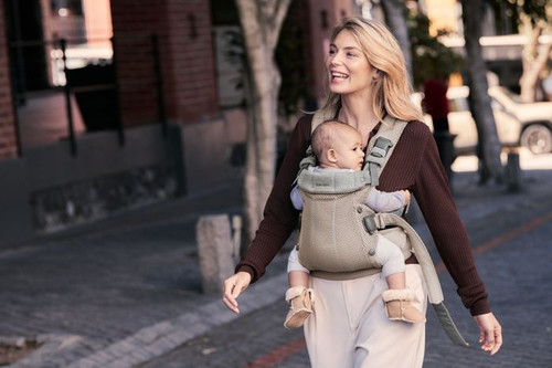 BABYBJORN Baby Carrier Harmony 3D Mesh, Grey beige, 0-3y