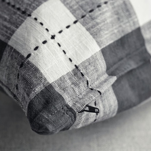 SVAMPFLY Cushion cover, anthracite, 50x50 cm