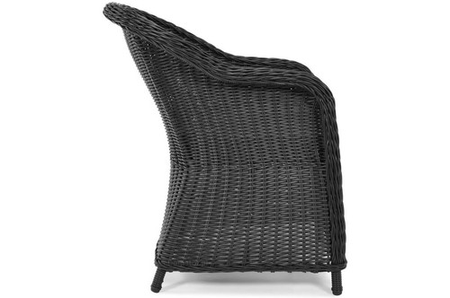 Outdoor Armchair ATENA, black