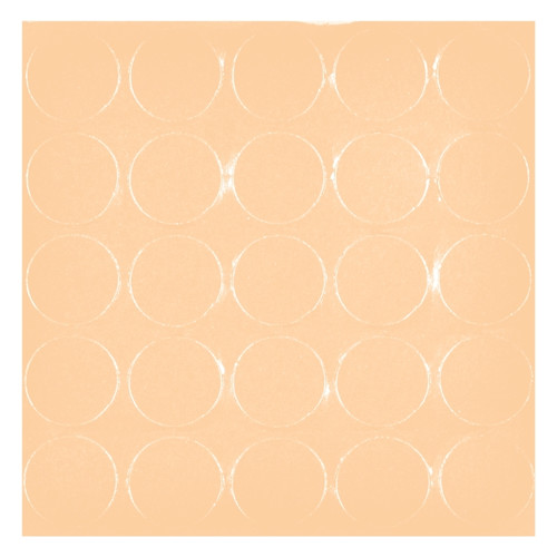Diall Furniture Cover Cap Screw Cap 14 mm, vanilla, 25-pack