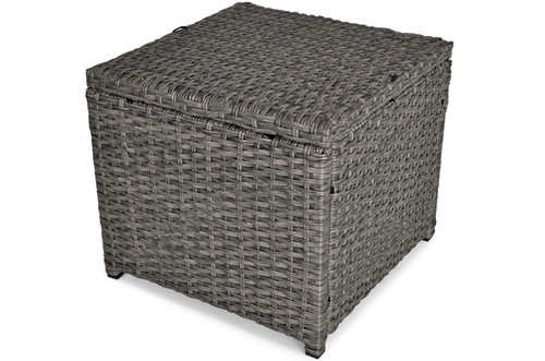 Large Garden Corner Sofa, Set with table, dark grey
