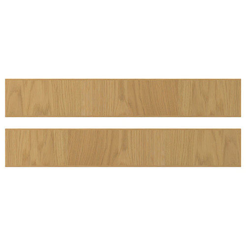 SINARP Drawer front, oak veneer, 60x10 cm