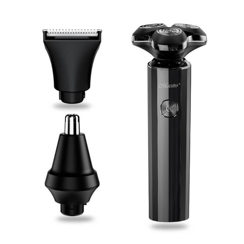 Feel Maestro 3-in-1 USB-C Rechargeable Shaver & Grooming Set MR-676