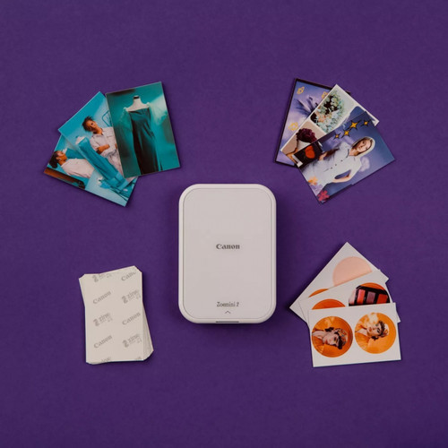Canon Zoemini 2 Portable Colour Photo Printer, white