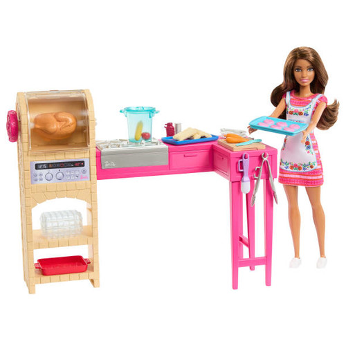 Barbie and Teresa Recipe for Friendship Teresa's Kitchen Playset JCT06 3+