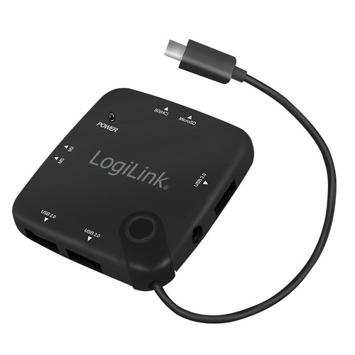 LogiLink Micro-USB OTG Multifunction Hub and Card Reader