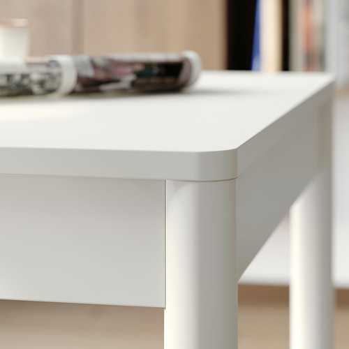 TONSTAD / TONSTAD Table and 2 chairs, off-white/Viarp beige/brown off-white, 80/120x70 cm