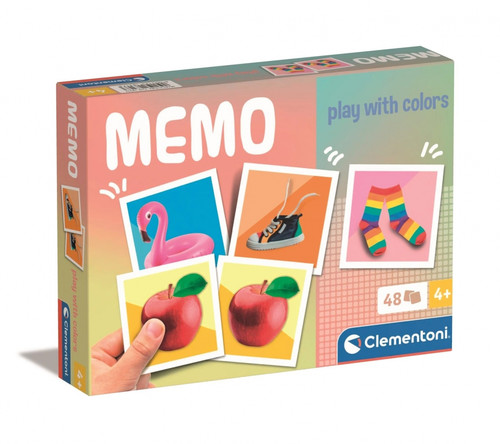 Clementoni Memo Game Play with Colours 4+