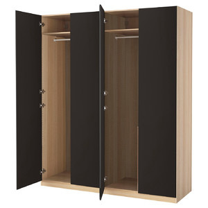 PAX wardrobes with doors