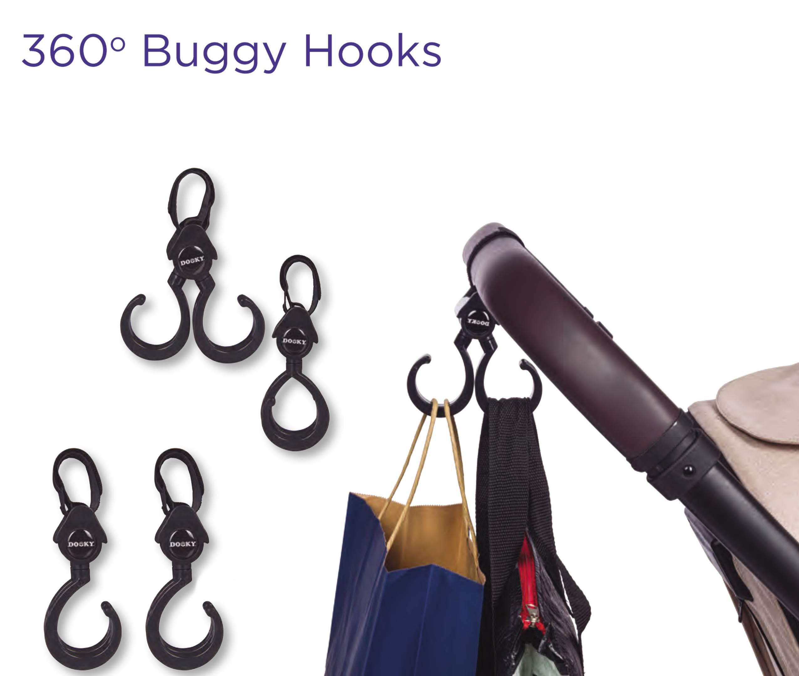 Dooky 360 Buggy Hook Set of 2pcs www.megastore .mt