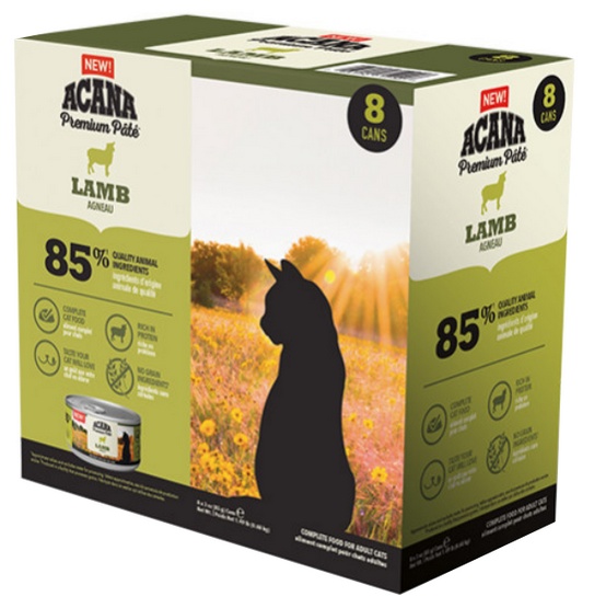 Acana Cat Premium Pate Lamb Cat Wet Food 85g www.megastore .mt