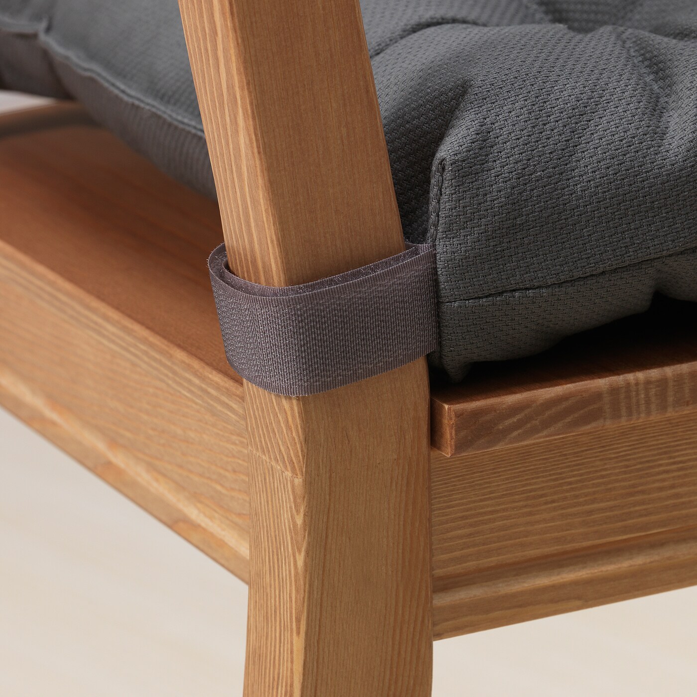 VIPPÄRT chair cushion beige 38x38x6.5 cm - IKEA